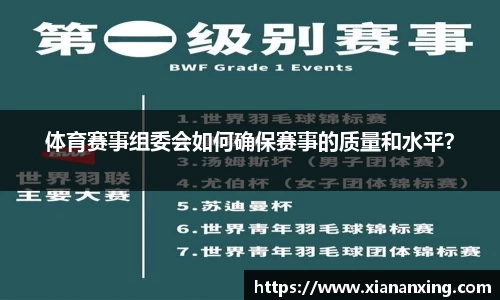 体育赛事组委会如何确保赛事的质量和水平？